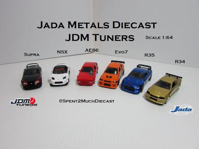 Jada JDM Tuners (Metal Diecast) 1:64 Scale Wave 5