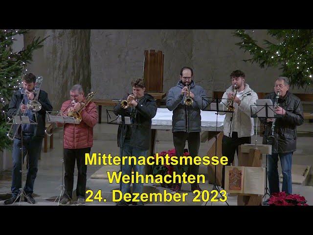 Mitternachtsmesse, 24. Dezember 23:00 Uhr – in der Röm.-Kath. Kirche Oberwil