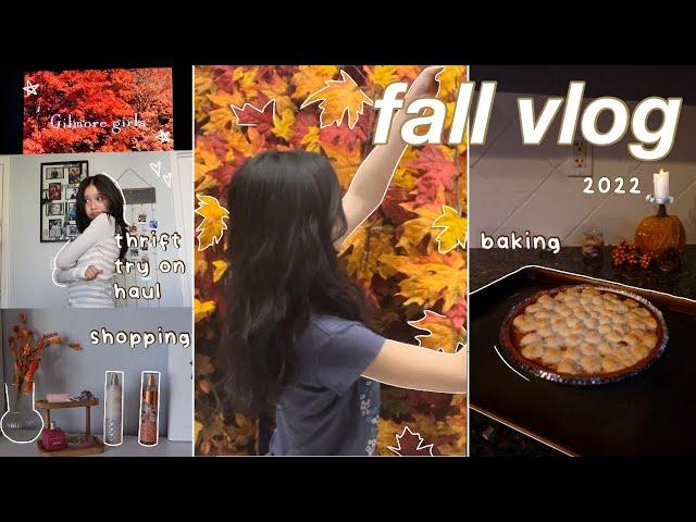 FALL VLOG: thrifting, shopping, decorating, baking & more!