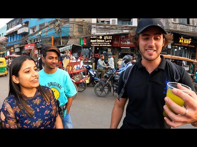 Don't Try This Indian Street Drink!  (food tour in Old Delhi)