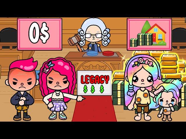 Hai Cô Gái Nghèo Được Thừa Kế Toàn Bộ Tài Sản  | Toca Life Story | Toca Boca