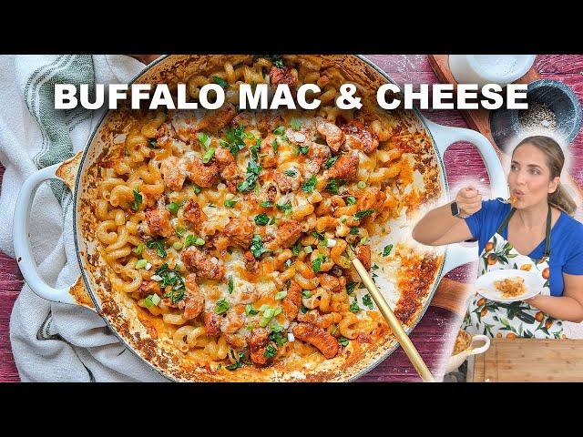 Buffalo Chicken Mac & Cheese - Such An Easy Recipe!