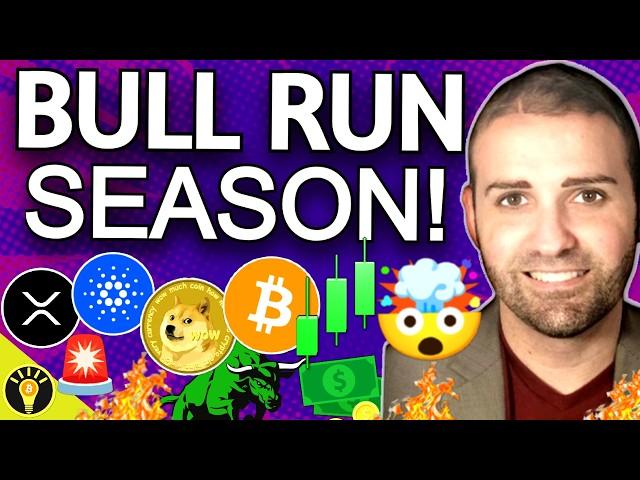 CRYPTO BULL RUN! Bitcoin, Dogecoin, Cardano, XRP, & Memecoin Analysis!