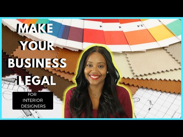 How to LEGALLY start an interior design business | 5 Steps I took to start my business