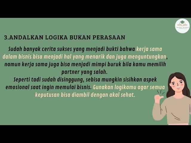 Tips Jitu Memilih Patner Bisnis | Digital Science, 083817977014 Tempat Kursus Bisnis Online Kebumen