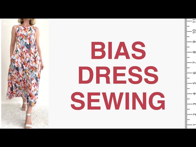 Bias dress PATTERN inside 