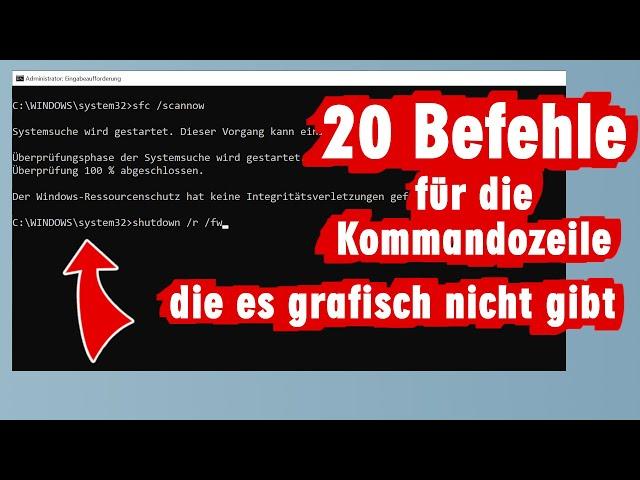 20 geniale Befehle für die Windows-Kommandozeile