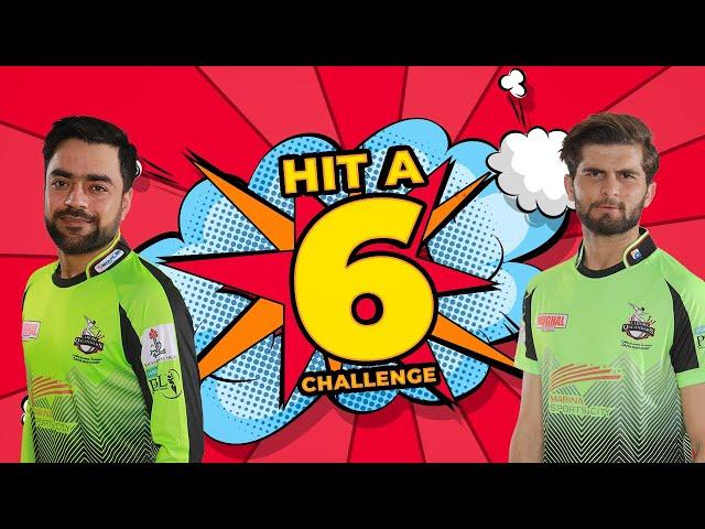 Rashid Khan accepted the hit a 6 challenge from Shaheen Shah Afridi