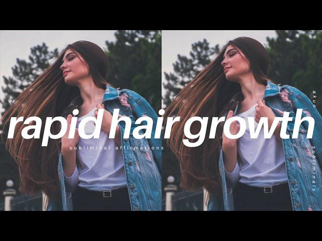 GROW EXTREMELY LONG HAIR―∎𝘢𝘶𝘥𝘪𝘰 𝘢𝘧𝘧𝘪𝘳𝘮𝘢𝘵𝘪𝘰𝘯𝘴  - Rapid Hair Growth