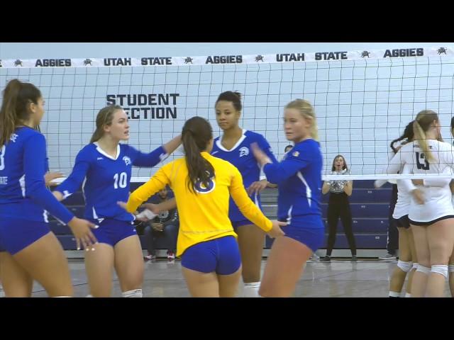 Utah State Volleyball vs.  SJSU 2016