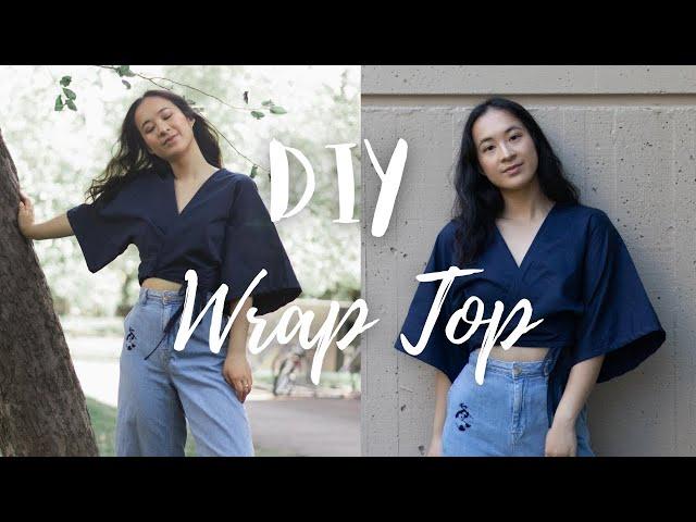 DIY Kimono Sleeve Wrap Top | EASY Sewing Tutorial