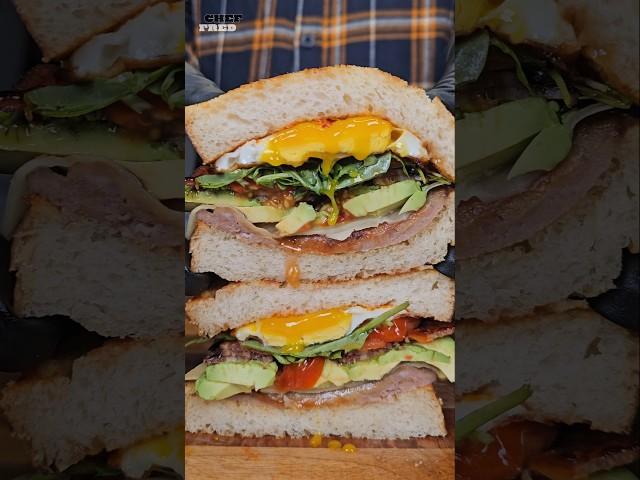 Gordon's Bloody Brilliant English Breakfast Sandwich! #shorts #englishbreakfast @gordonramsay