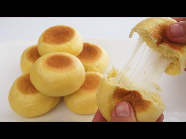 Soft and fluffy 3 cheese bread recipes! Easy and delicious