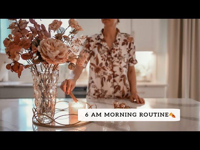 [6AM Diaries]  Cozy and Relaxing Morning At Home | Fall Morning Routines | Slow Living