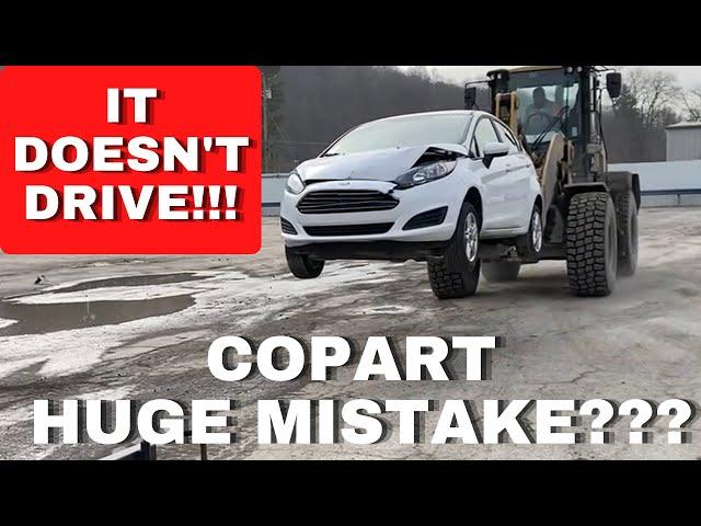 My Copart Ford Fiesta WON’T MOVE!!! | Wrecked 2018 Ford Fiesta Hatchback