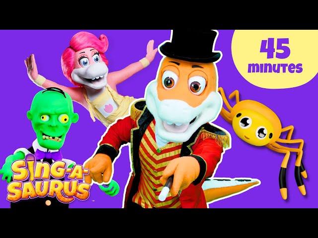 Fun Songs for Kids | Dinosaurs for toddlers! | Nursery Rhymes + more | Sing-A-Saurus!