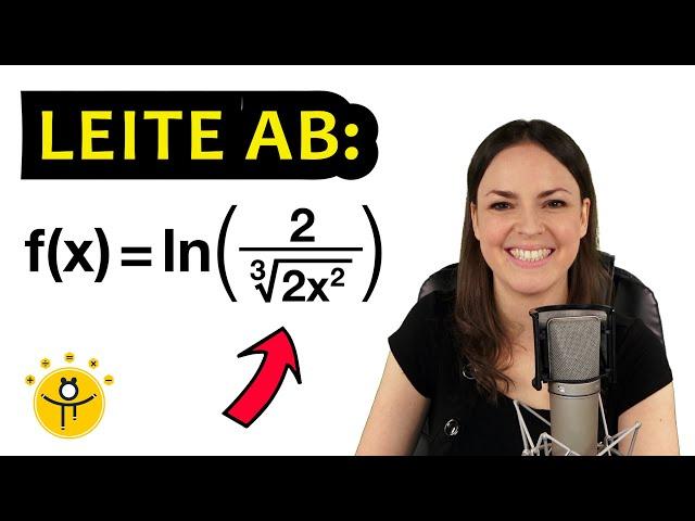 Mathe ABI Ableitungen – ln ableiten mit Wurzel