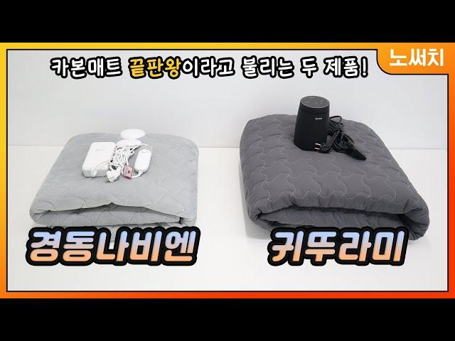 20만원이 넘는 카본매트는 뭐가 다를까?(전기매트 끝판왕 두 제품 장단점)