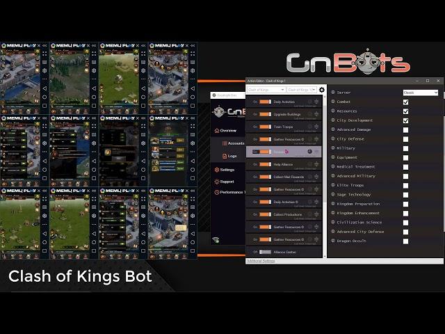 [Updated 2022] Clash of Kings Farm Bot - Run UNLIMITED Accounts!