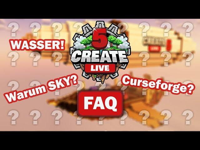 Create Live 5 FAQ - Ich beantworte eure Fragen