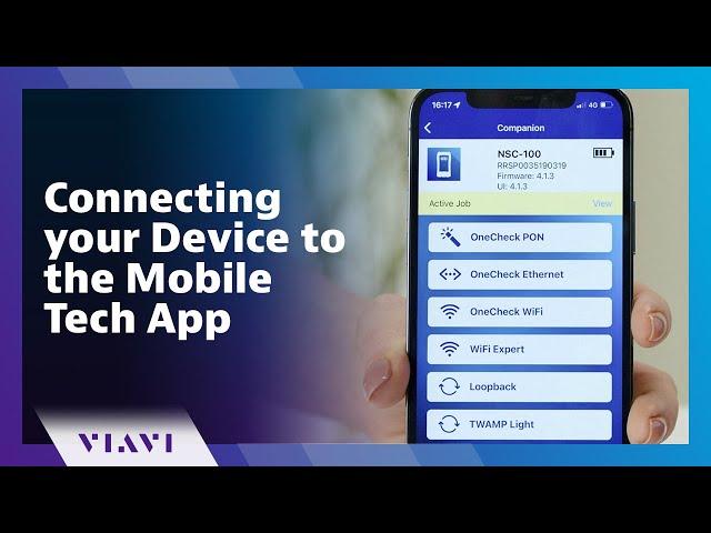 Connecting your Device to the Mobile Tech App