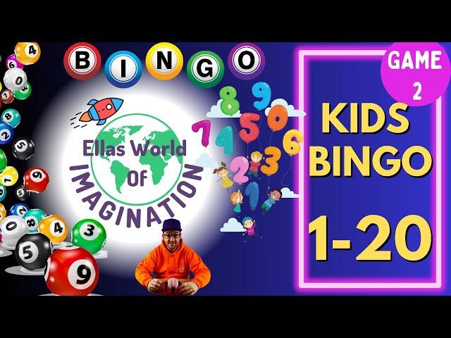 Kids Bingo Game 1-20 - Interactive Maths (Game 2!)