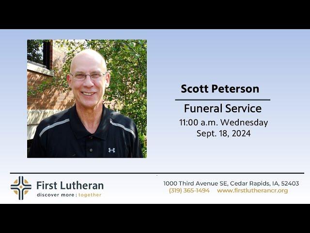 Scott Peterson Funeral Service - Sept. 18, 2024