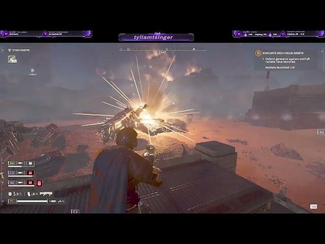 Helldivers 2 :  My old nerves can't take this anymore! lol   Holy sh...t B...lls!