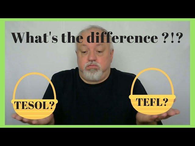 Difference Between TESOL and TEFL - Business English Success