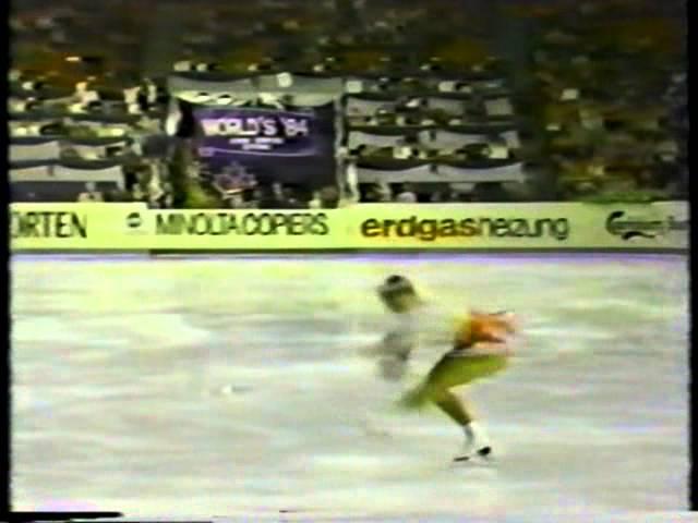 Katarina Witt 1984 Worlds Short Program