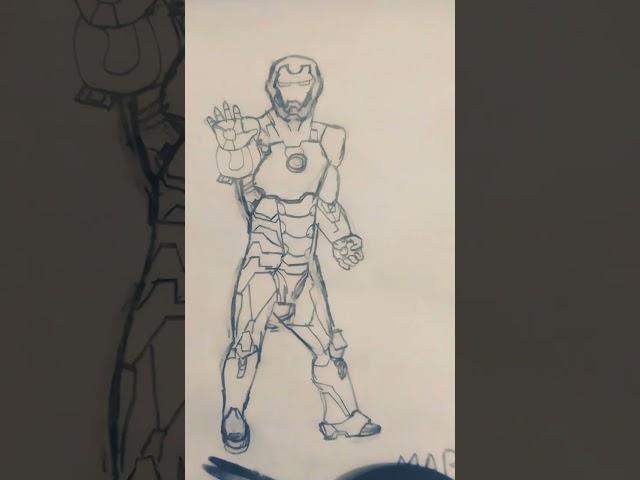 iron man mark ? Aditya amola art and crafts