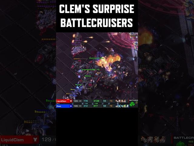 Clem's Battlecruiser Blink Attack #sc2 #starcraft #starcraft2 #blizzard #gaming
