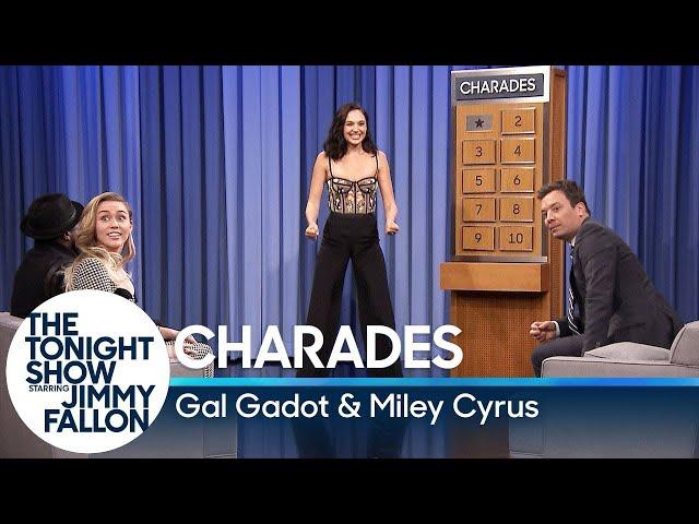 Charades with Gal Gadot and Miley Cyrus