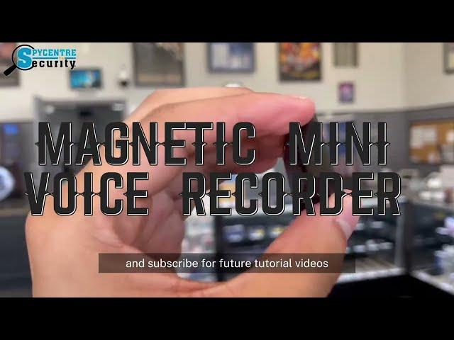 Magnetic Mini Voice Recorder - Review