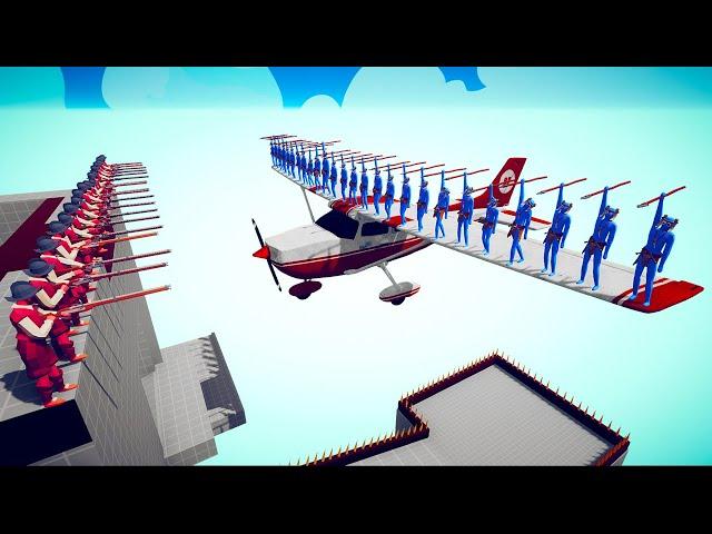 Attack The Tower From The Plane And Take Over The Tower | Totally Accurate Battle Simulator TABS