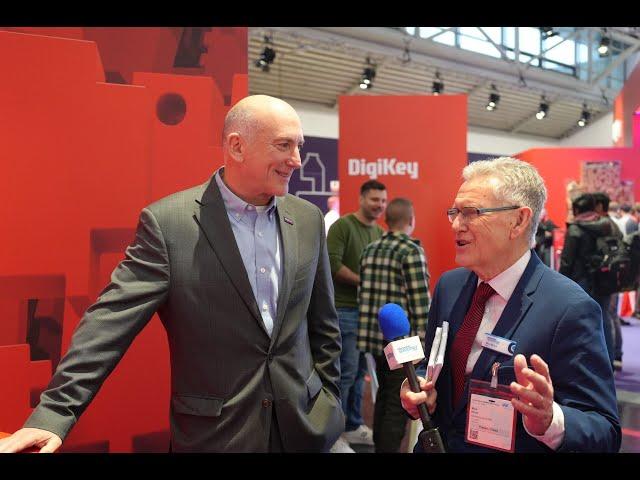 Electronic Specifier with the President of DigiKey at electronica 2024