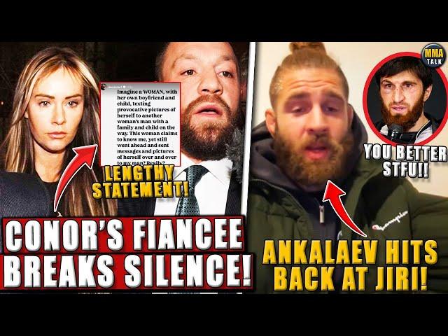 Conor's fiancee BREAKS SILENCE following McGregor's LOSS in a s*xual ass*lt trial! Ankalaev-Jiri