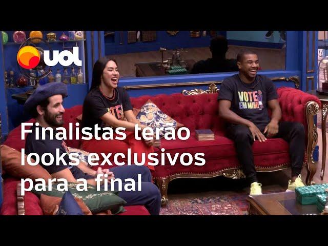 Final do BBB 24: Davi, Isabelle e Matteus vão ganhar looks exclusivos para a premiação