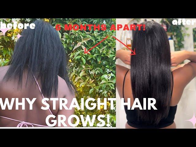 why my type 4 natural hair grows QUICKER straight | Silk press straight Natural hair |Natural Nadine