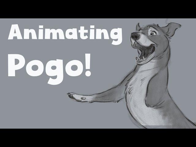 Disney Animator animates Pogo the three legged dog