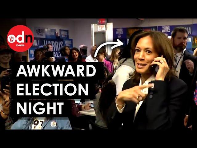 Awkward Moments You Missed From US Election Night 2024