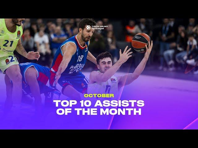 Top 10 Assists | When Vision Meets Victory | October | 2024-25 Turkish Airlines EuroLeague