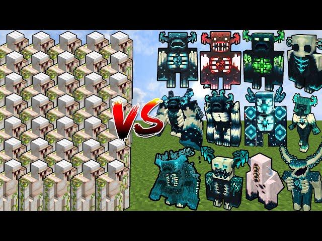 GOLEM ARMY vs ALL WARDEN BOSSES