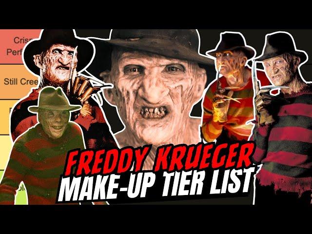 Freddy Krueger Make-Up Tier List