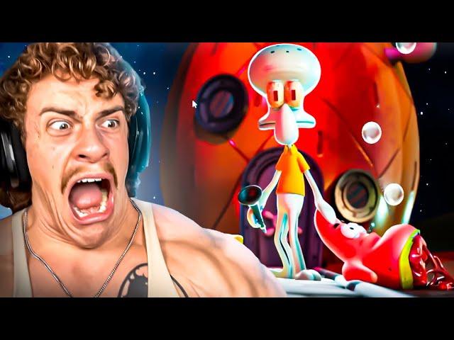 NEW SQUIDWARD HORROR GAME AND ITS SCARY AF!!