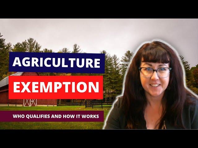  Texas Land and Home Exemptions - Agriculture Exemption 