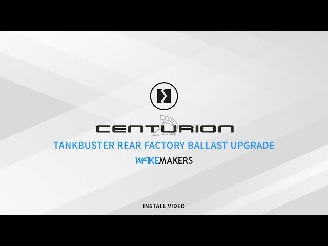 WakeMAKERS TankBuster Factory Ballast Upgrade | Customer Install 2010 Centurion Falcon Elite V