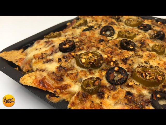 Easy Cheesy Loaded Nachos Recipe: Ready in 10 Minutes! Snacks Recipe | Homemade Nachos Recipe