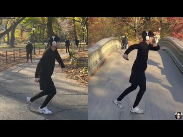 SB19 Justin Running Wild Dance Challenge in New York