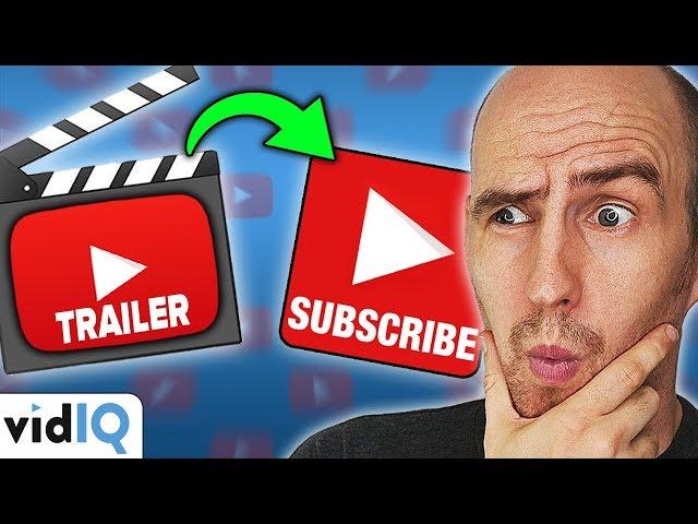 How To Get MORE Subscribers with the BEST Channel Trailer! 